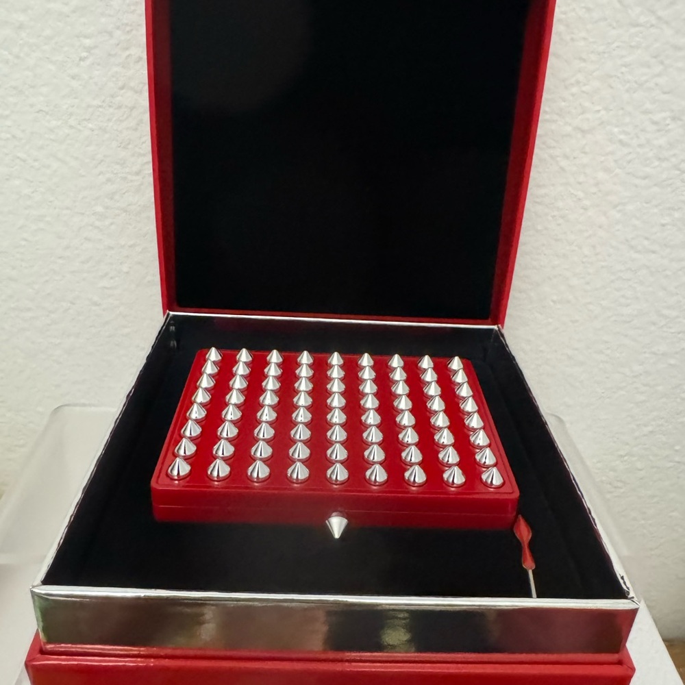 Christian Louboutin Glossy Red Box with Branded Print